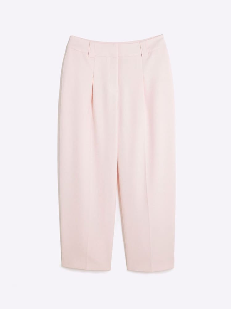 River Island Pink Petite Straight Leg Trousers - Image 4 of 5