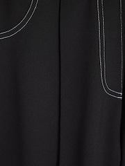 River Island Black Top Stitch Skinny Trousers - Image 5 of 5