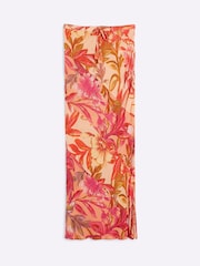 River Island Pink Petite Floral Maxi Skirt - Image 4 of 5