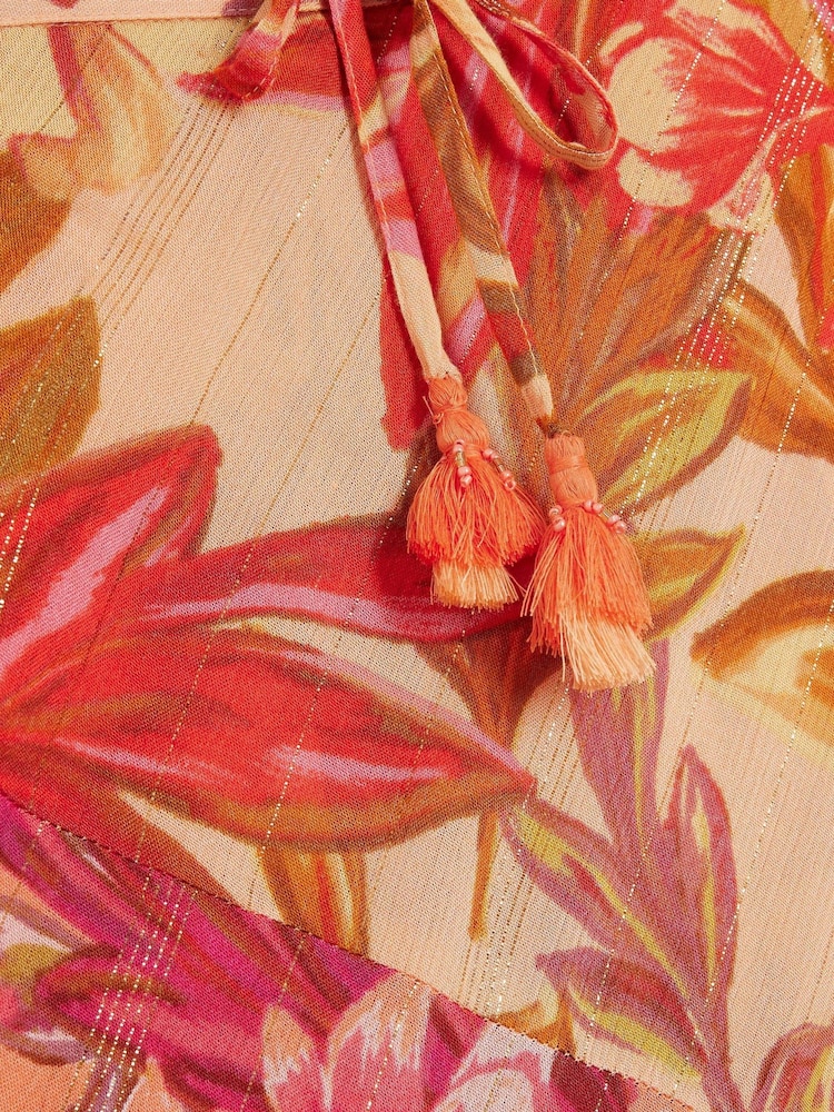River Island Pink Petite Floral Maxi Skirt - Image 5 of 5 River Island Pink Petite Floral Maxi Skirt - Image 5 of 5
