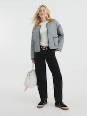 River Island Black Gingham Jacket - Image 1 of 5