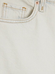 River Island Cream Super Pale Barrel 100% Cotton Jeans - Image 6 of 6