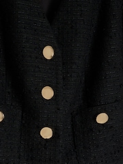 River Island Black Pocket Boucle Jacket - Image 5 of 5
