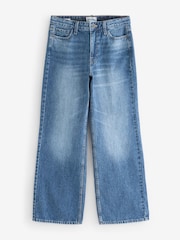 River Island Blue High Rise Relaxed Straight 100% Cotton Jeans - Image 5 of 5
