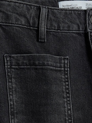 River Island Black High Rise Wide Leg Jeans - Image 6 of 6