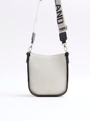 River Island White Logo Messenger Bag - Image 3 of 5
