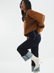 River Island Petite Turn Up Slim Fit Jeans - Bild 2 von 5