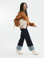 River Island Petite Turn Up Slim Fit Jeans - Bild 3 von 5