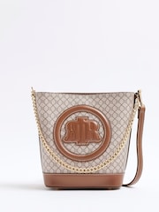 Коричневый - Сумка-ведро с цепочкой River Island - Image 2 of 6