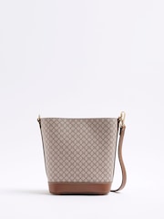 Коричневый - Сумка-ведро с цепочкой River Island - Image 4 of 6