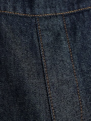 River Island Blue Pull On Barrel 100% Cotton Jeans - Image 6 of 6