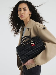 River Island Black Scrunch Bowler Bag - Image 6 of 6