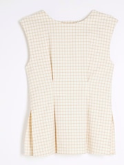 River Island Cream Tailored Darted Tunic - Image 4 of 5