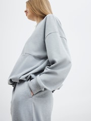 River Island Grey Bubble Hem Bomber Jacket - Image 3 of 5