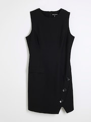 River Island Black Sleeveless Tailored Mini Dress - Image 5 of 6