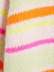 River Island Pink Bright Stripe Jumper - Image 5 of 5
