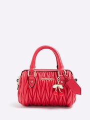 River Island Red Scrunch Bowler Mini Bag - Image 2 of 7