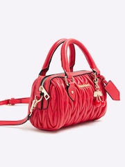 River Island Red Scrunch Bowler Mini Bag - Image 3 of 7