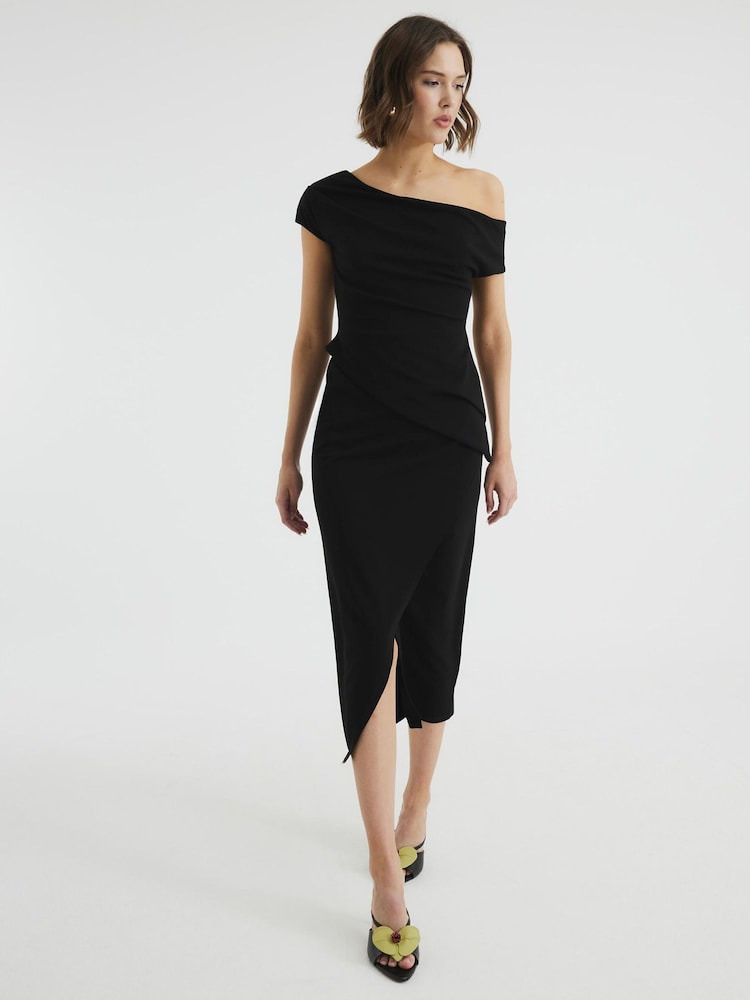 Асимметричное платье River Island на одно плечо - Изображение 1 из 6