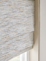 Natural Ready Made Blackout Thermal Multi Chenille Roman Blind - Image 3 of 7
