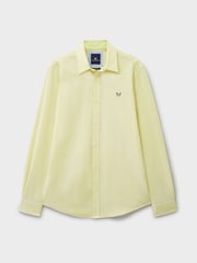 Crew Clothing Company Yellow Long Sleeve Linen Shirt - Image 5 of 5