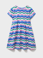 Crew Clothing Company Pink Jersey Printed Dress - Image 1 of 3