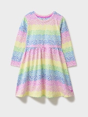 Crew Clothing Company Multi Classic Long Sleeve Jersey Dress - Image 1 of 3