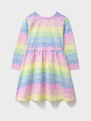Crew Clothing Company Multi Classic Long Sleeve Jersey Dress - Image 2 of 3