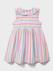 Multicolor - Crew Clothing Company Printed 100% Cotton Sleeveless Dress - Imagen 2 de 3