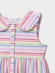 Multicolor - Crew Clothing Company Printed 100% Cotton Sleeveless Dress - Imagen 3 de 3
