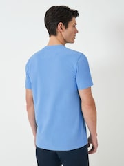 Blau - Crew Clothing Company Crew Classic 100% Cotton T-Shirt - Bild 2 von 5