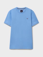 Blau - Crew Clothing Company Crew Classic 100% Cotton T-Shirt - Bild 5 von 5