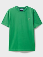 Grün - Crew Clothing Company Crew Classic 100% Cotton T-Shirt - Bild 5 von 5