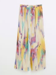 River Island Purple Blurred Wide Leg Trousers - Image 5 of 6