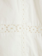 River Island White Lace 100% Cotton Cami - Image 5 of 5