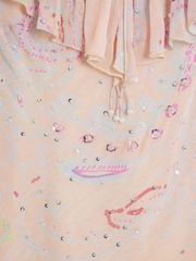 River Island Pink Ruffle Embellished Printed Cami - Image 5 of 5