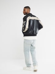 River Island Blue Straight Thumper 100% Cotton Jeans - Image 2 of 5