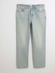 River Island Blue Straight Thumper 100% Cotton Jeans - Image 4 of 5