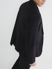 River Island Black SB1 Tech Skinny Suit Blazer - Image 2 of 5