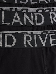 River Island Black Contrast Space Trunks 4 Pack - Image 2 of 4
