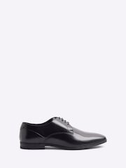 River Island Black Wide Fit Formal Derby Shoes - Image 2 of 6
