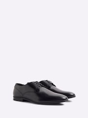 River Island Black Wide Fit Formal Derby Shoes - Image 3 of 6