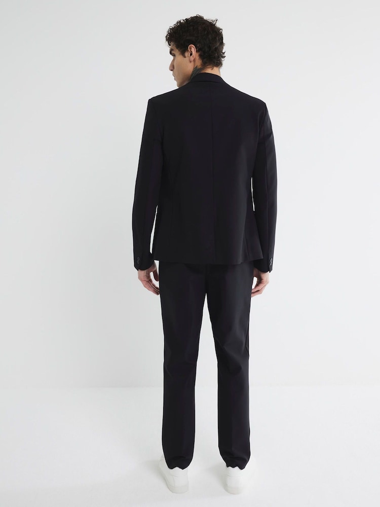 River Island Black Tech Skinny Suit Trousers - Image 2 of 4 River Island Black Tech Skinny Suit Trousers - Image 2 of 4