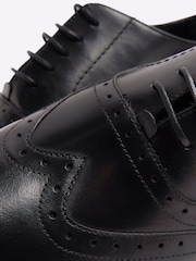 River Island Black Wide Fit Brogues Shoes - Image 6 of 6