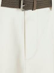 River Island White Belted Core Decal Chino Shorts - Image 5 of 5