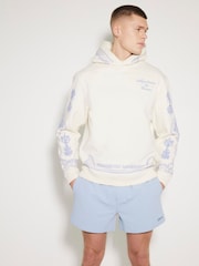 River Island Blue Seersucker Swim Shorts - Image 2 of 6