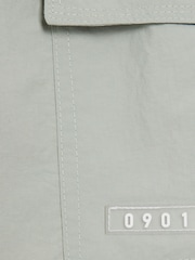 River Island Grey Longer Length Cargo Swim Shorts - Image 5 of 5