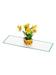 Hallmark Yellow Paper Wonder 3D Pop Up Daffodils Easter Card - Image 6 of 6