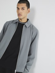 River Island Grey Smart Shacket - Image 1 of 6