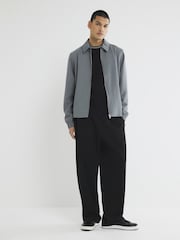 River Island Grey Smart Shacket - Image 3 of 6
